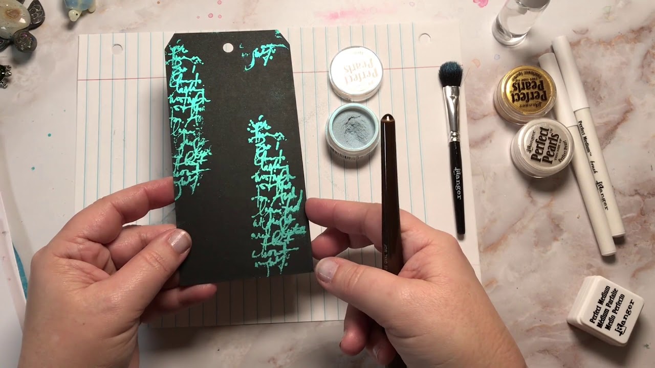 Perfect Pearls by Ranger Ink| First Go! | Jessica Sanders Art
