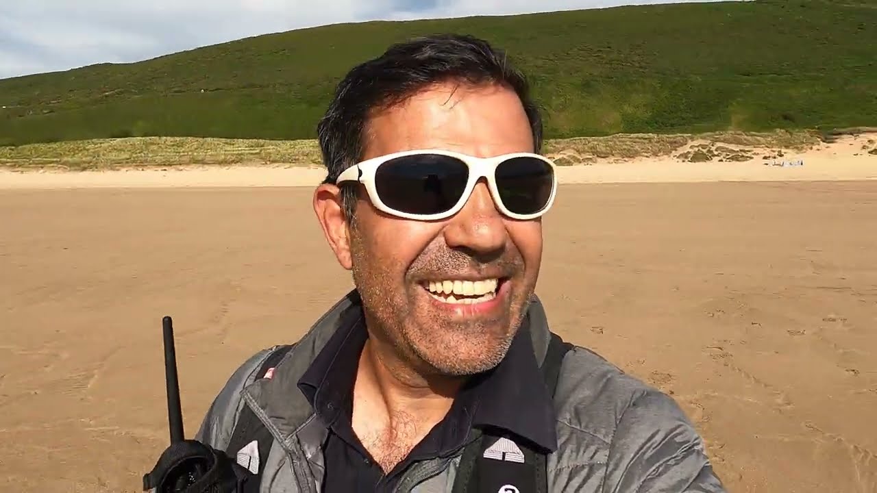 Paragliding - Top 2 Bottom at Woolacombe Devon June 10th 2022