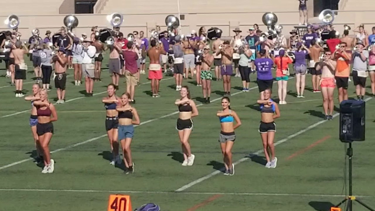 KState Marching Band practice 9-6-19