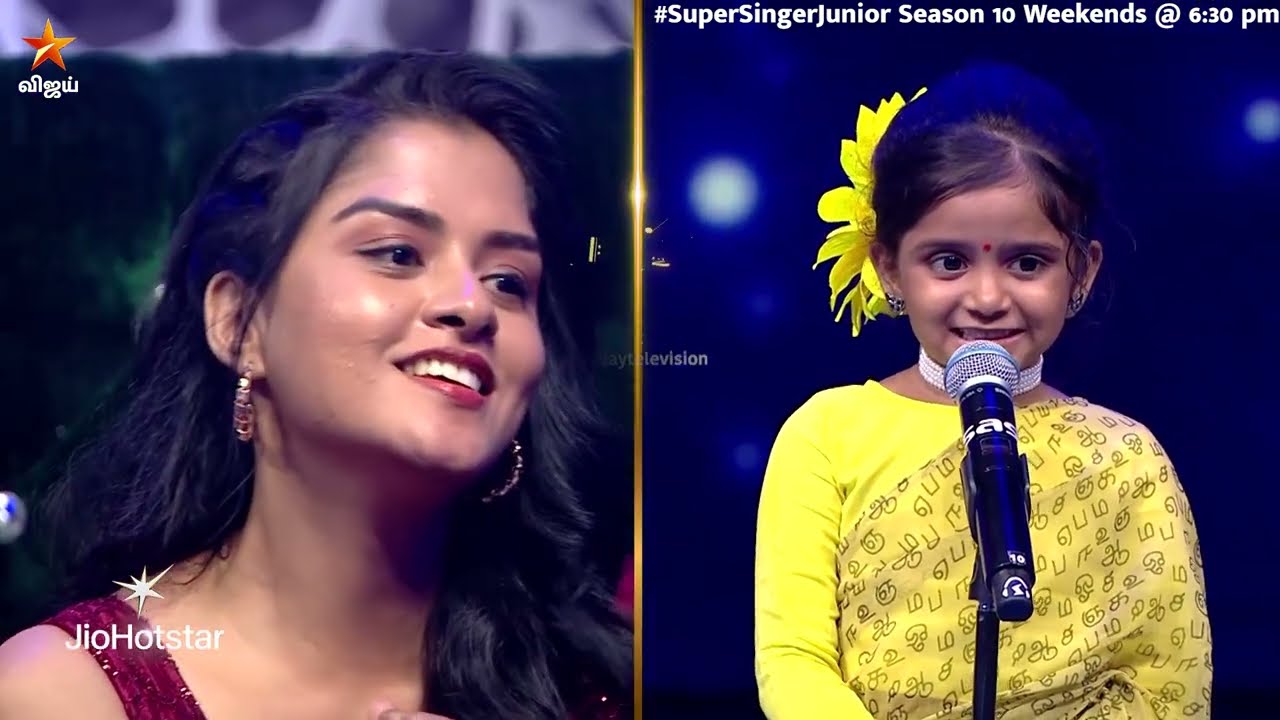 Glimpse of Manasukkulle Dhagam Song by #SriVarshini  #HarishRaghavendra ❤️😍 | Super Singer Junior 10