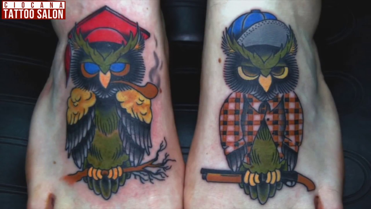 28 - Тату Сова - значение татуировки 