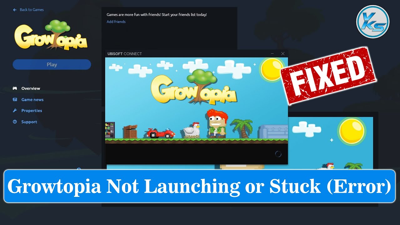 ✅ How To Fix Growtopia Launching The Game Failed, Black Screen, Not Starting, Stuck & Running