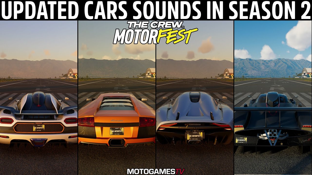 The Crew Motorfest - Updated Cars Sounds in Season 2 Update
