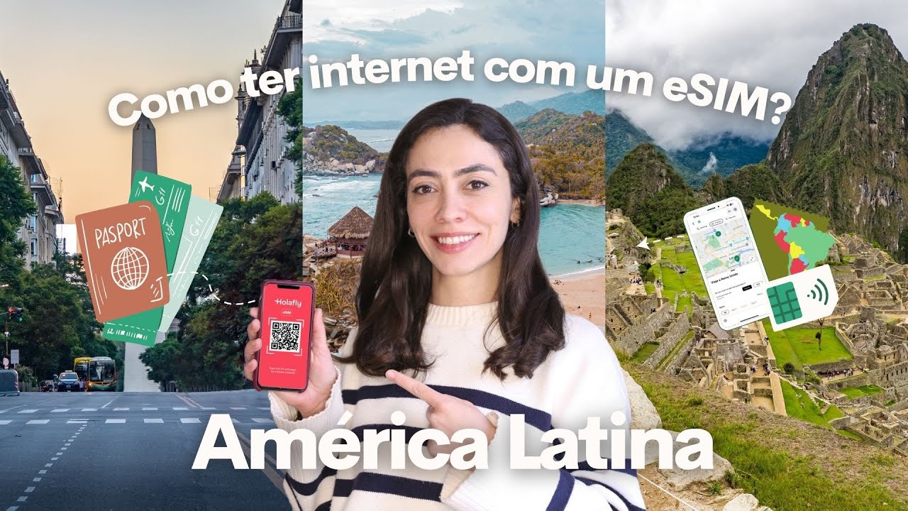 Como posso aceder &agrave; Internet com um eSIM na Am&eacute;rica Latina? 🌎