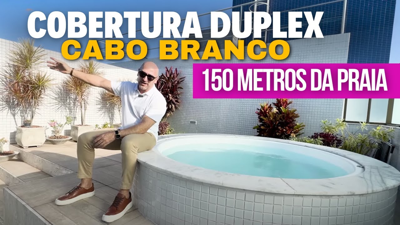 Cobertura Duplex Mobiliada em Cabo Branco João Pessoa Paraíba