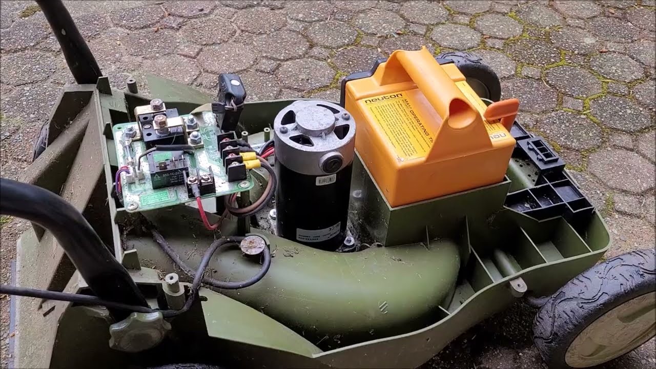 Troubleshooting a non-functioning Neuton mower
