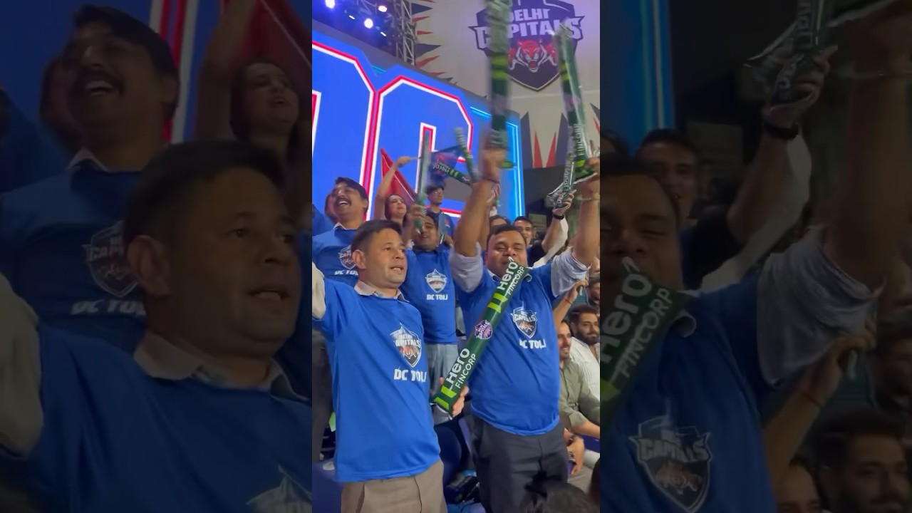 Fans are the real heartbeat❤️💙 #DCToli #DelhiCapitals #IPL2024 #RoarMacha