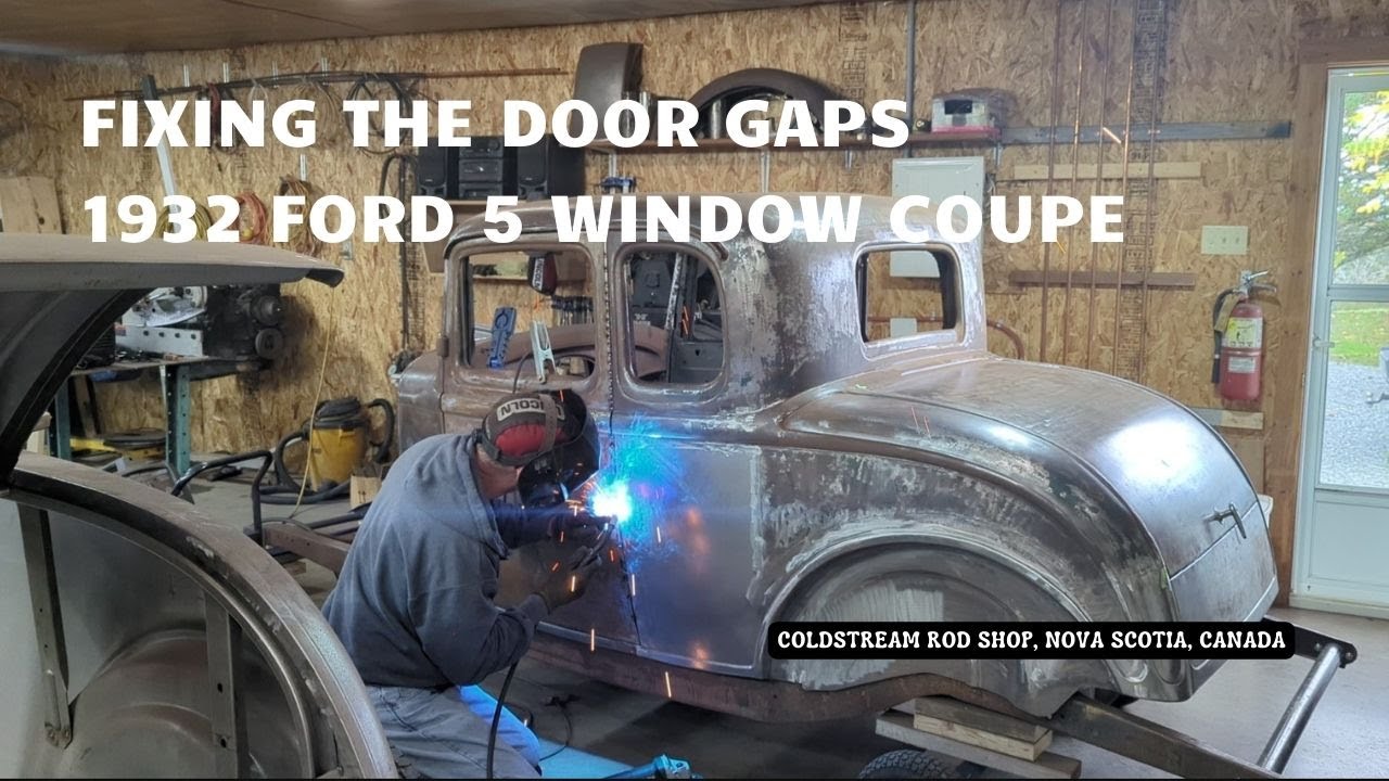Fitting and Gapping the Doors on the 1932 Ford 5 Window Coupe