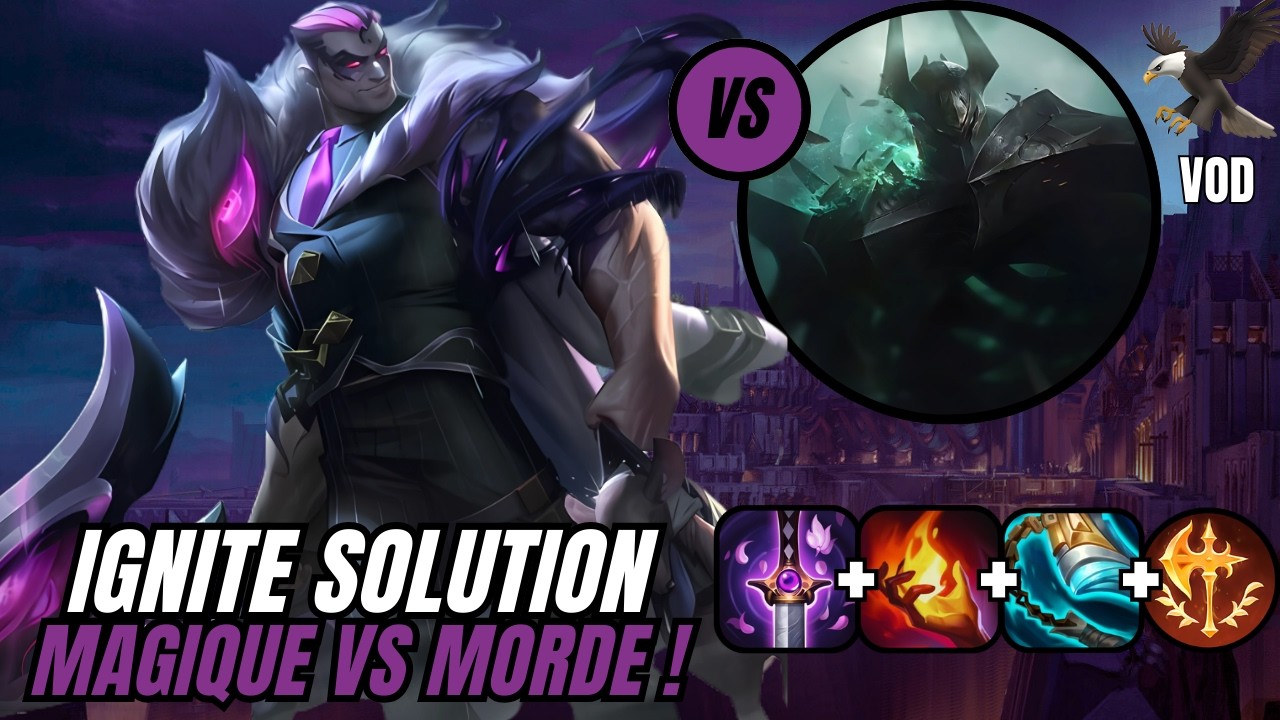 L'IGNITE EST LA SOLUTION SI TU AS PEUR DE MORDEKAISER - SoloQ Master - Darius vs Mordekaiser