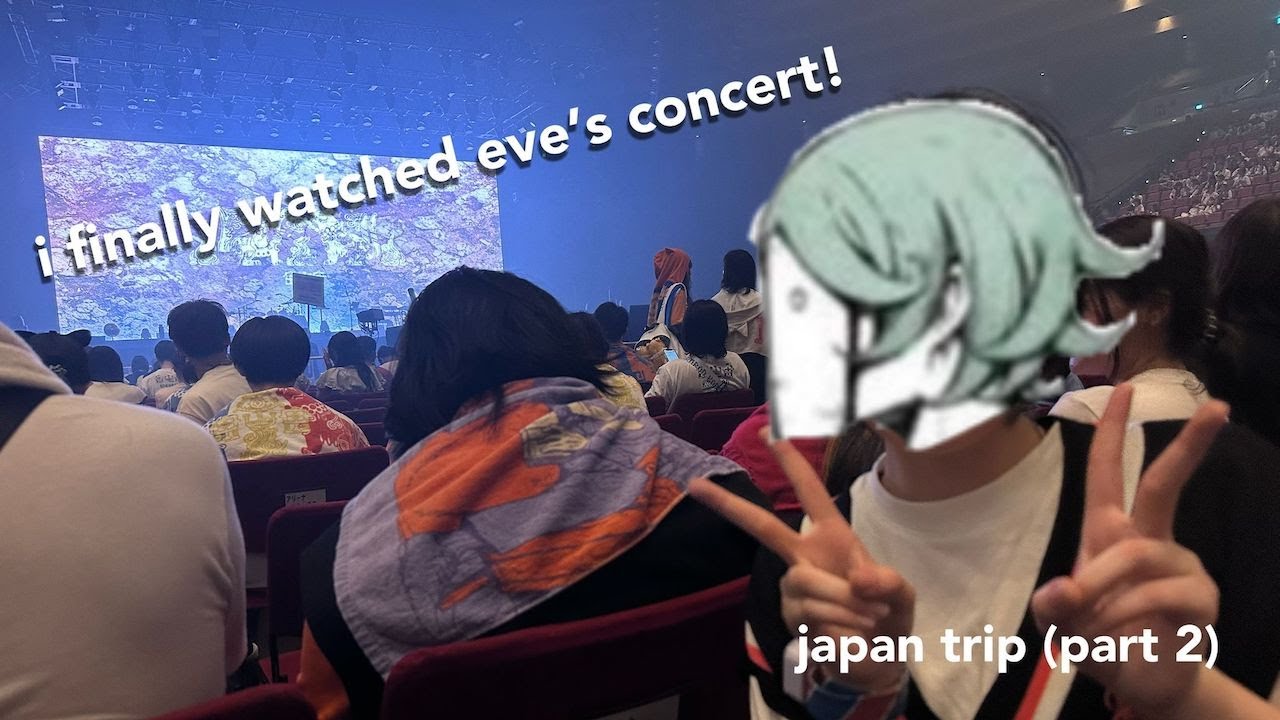 eve concert, pokemon cafe shenanigans | japan vlog (part 2)