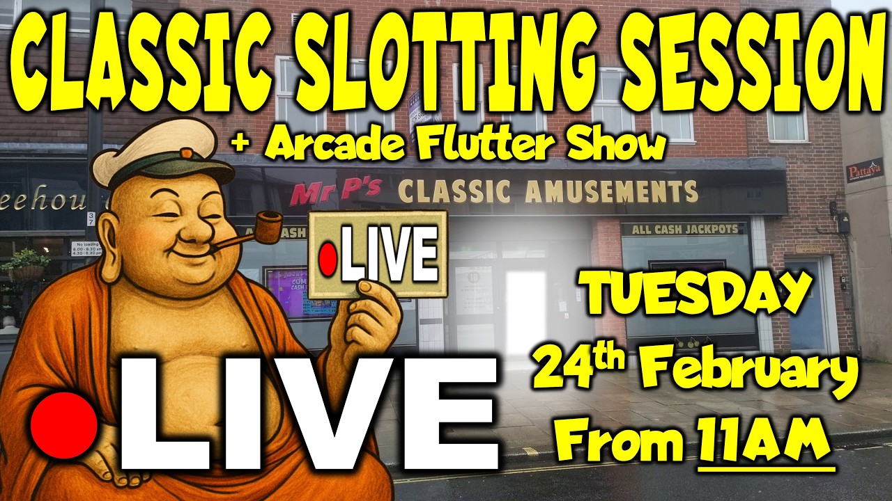 ● LIVE | Mr P's Classic Amusements Fareham - Classic Fruit Machines Arcade Flutter Session