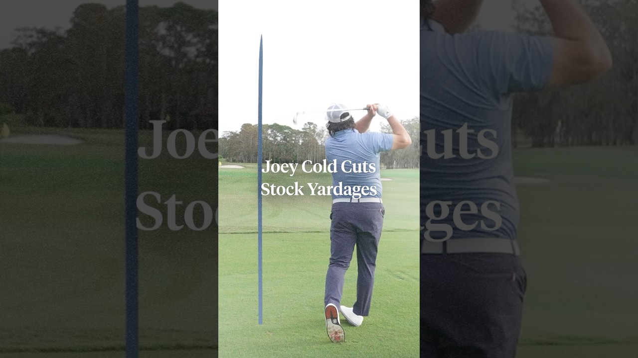 How far Joey Cold Cuts hits each club. 🔥