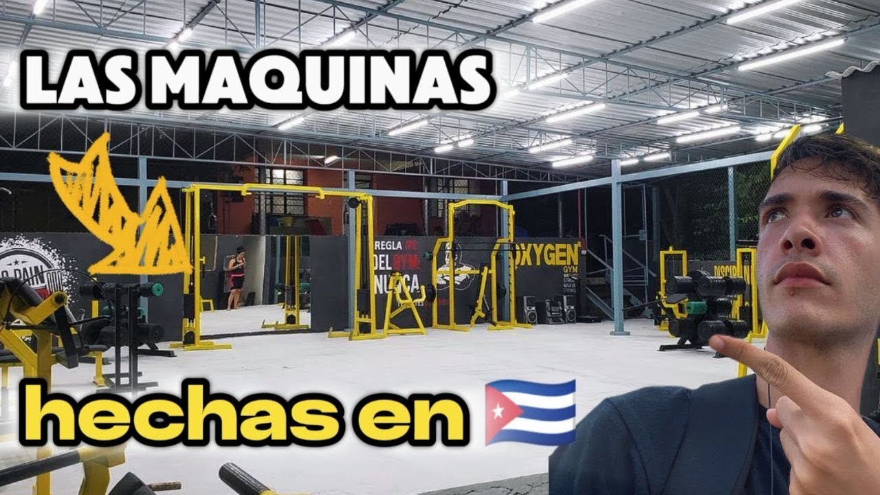 🇨🇺En este gimnasio las máquinas está hechas por el dueño🤯