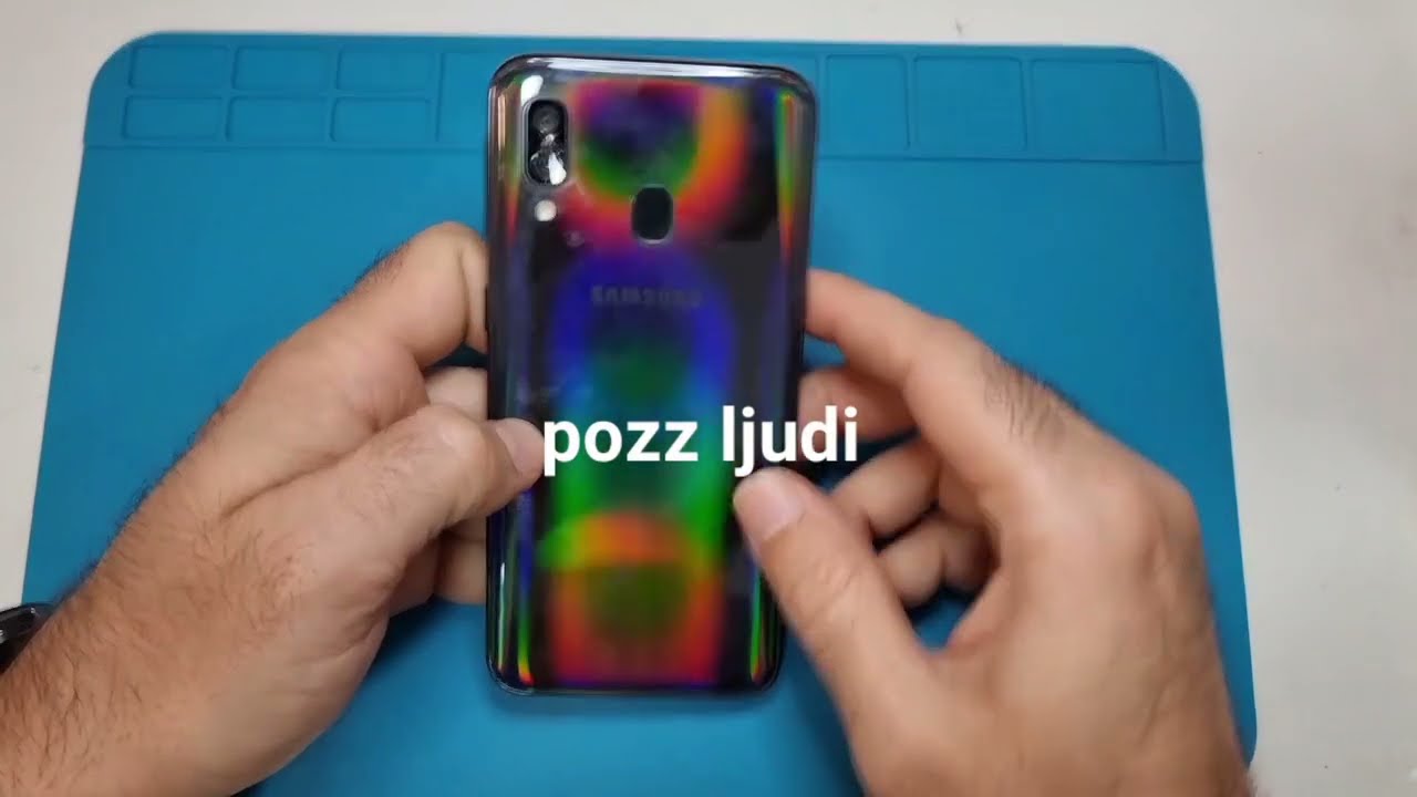 samsung A40 screen replacement-zamena ekrana.