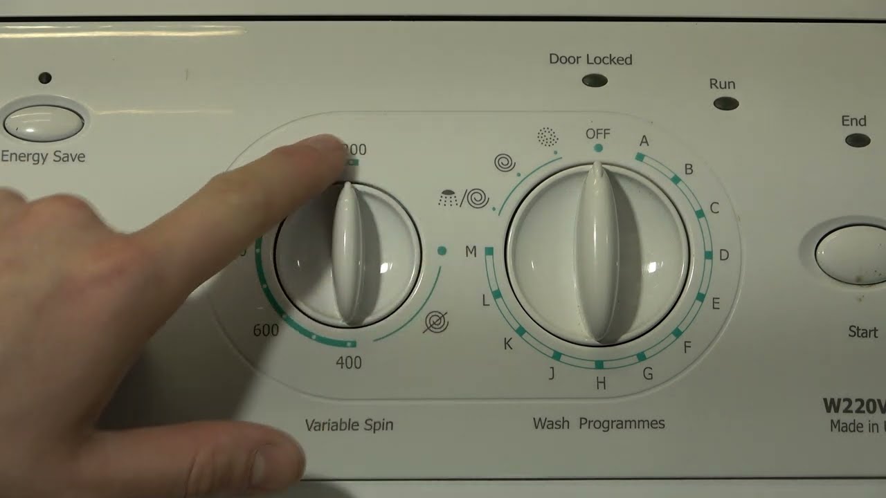 Review of 2000's Creda Excell W220VW W200FW Washing machine