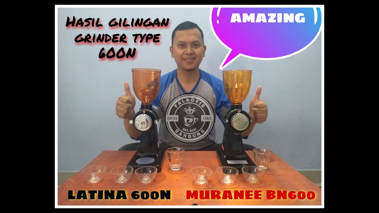 Perbedaan hasil gilingan grinder 600N LATINA dengan BN600 MURANEE I alat kopi l falkofie