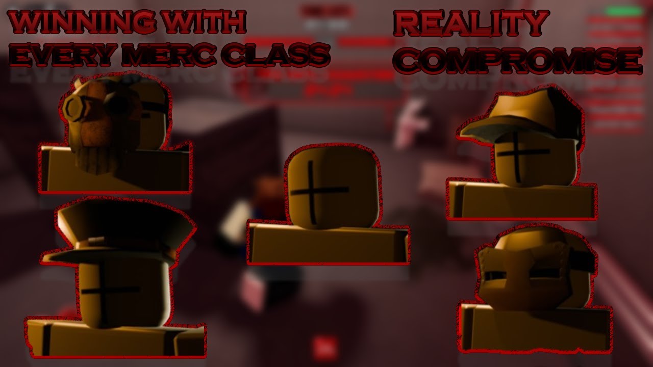 WINNING WITH EVERY MERC CLASS IN REALITY COMPROMISE | Roblox Reality Compromise Showcase