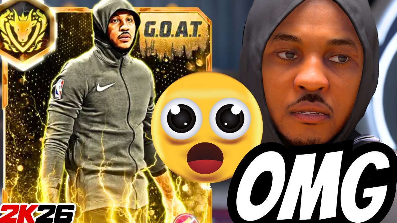 *БЕСПЛАТНЫЙ* ГЕЙМПЛЕЙ GOAT CARMELO ANTHONY!! ЭТА КАРТОЧКА С КАПЮШОНОМ &mdash; ЭТО БЕЗУМИЕ