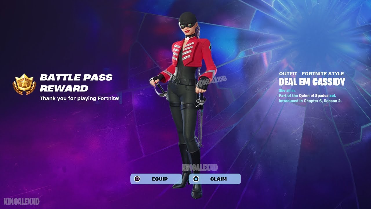 How To Get Deal Em Cassidy Quinn Skin FREE In Fortnite! (Unlocked LEGO Deal Em Cassidy Quinn Style)