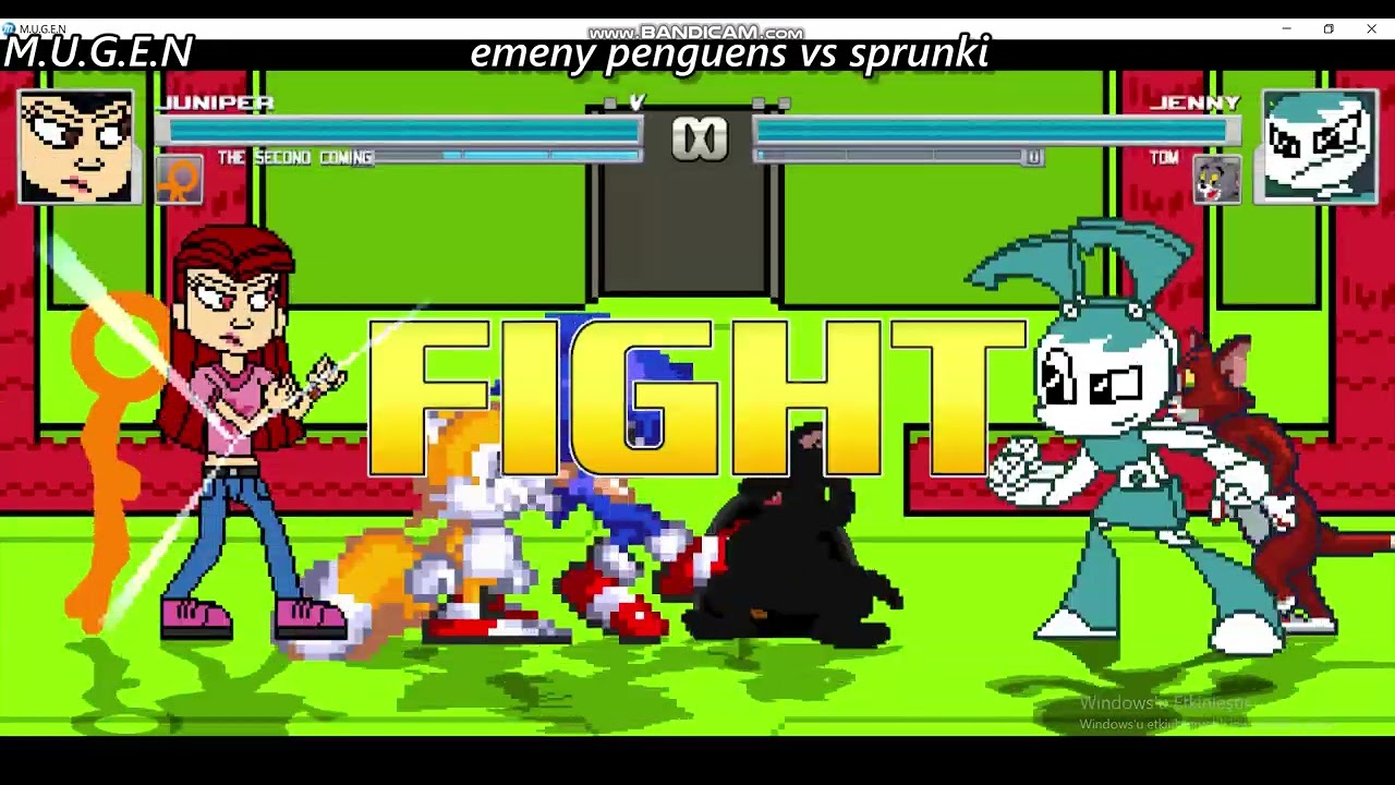 mugen team Juniper Lee vs team Jenny Dirty WIN MUGEN Conversion
