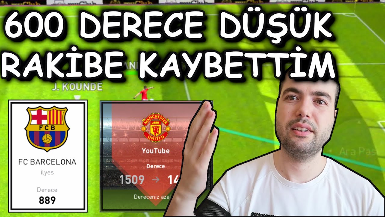 600 DERECE DÜŞÜK RAKİBE KAYBETTİM ! KONAMİ 😡 ( Pes 2021 Mobile )