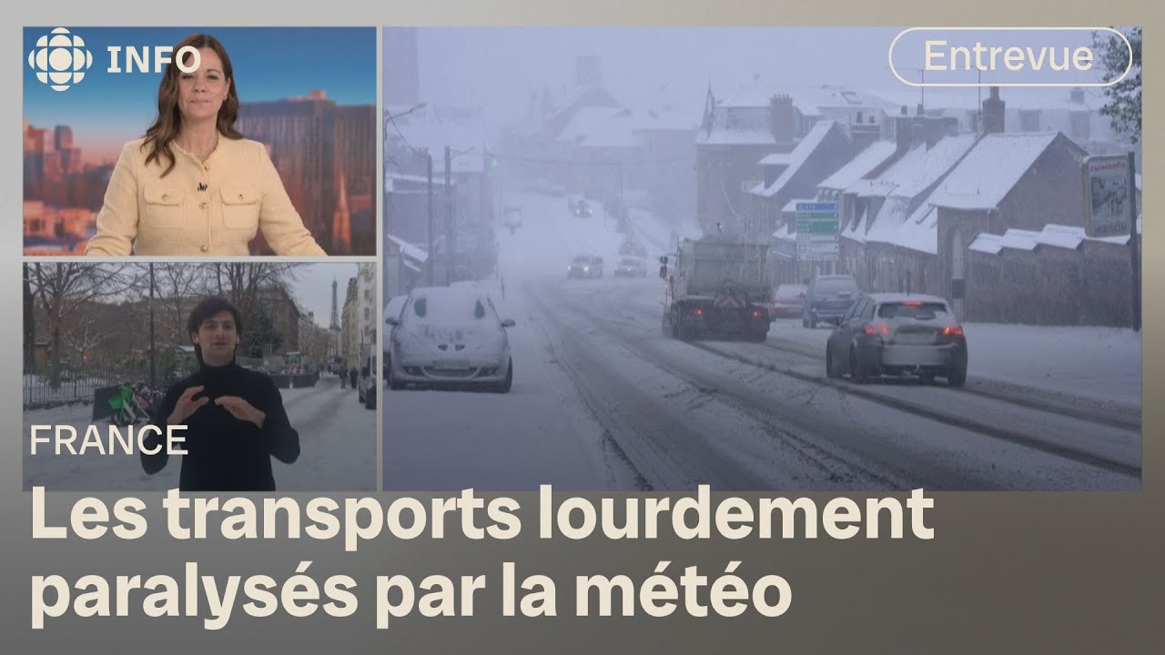 Paris paralysée (et émerveillée) par la neige : un Québécois témoigne | Première ligne