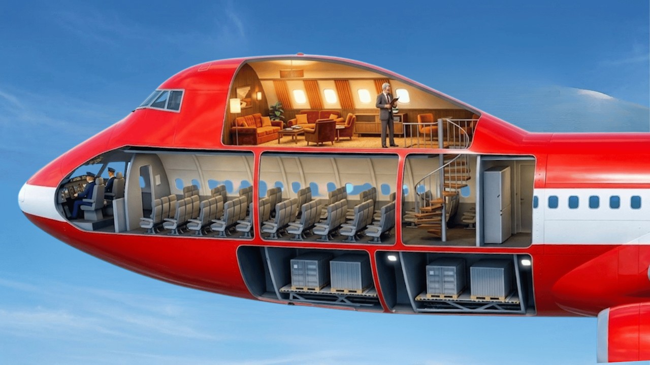 Факты о характерном выступе на фюзеляже Boeing 747, которые вас удивят.