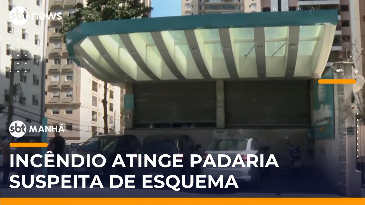 Padaria ligada a facção criminosa é incendiada em SP; local é citado em investigação | #SBTManhã
