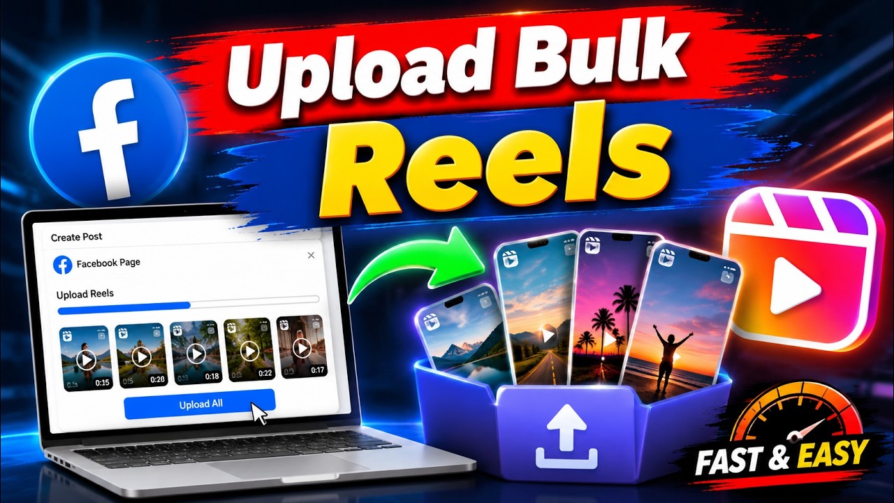 How to Upload Bulk Reels on Facebook Page (2026) | Upload Multiple Reels Fast & Easy