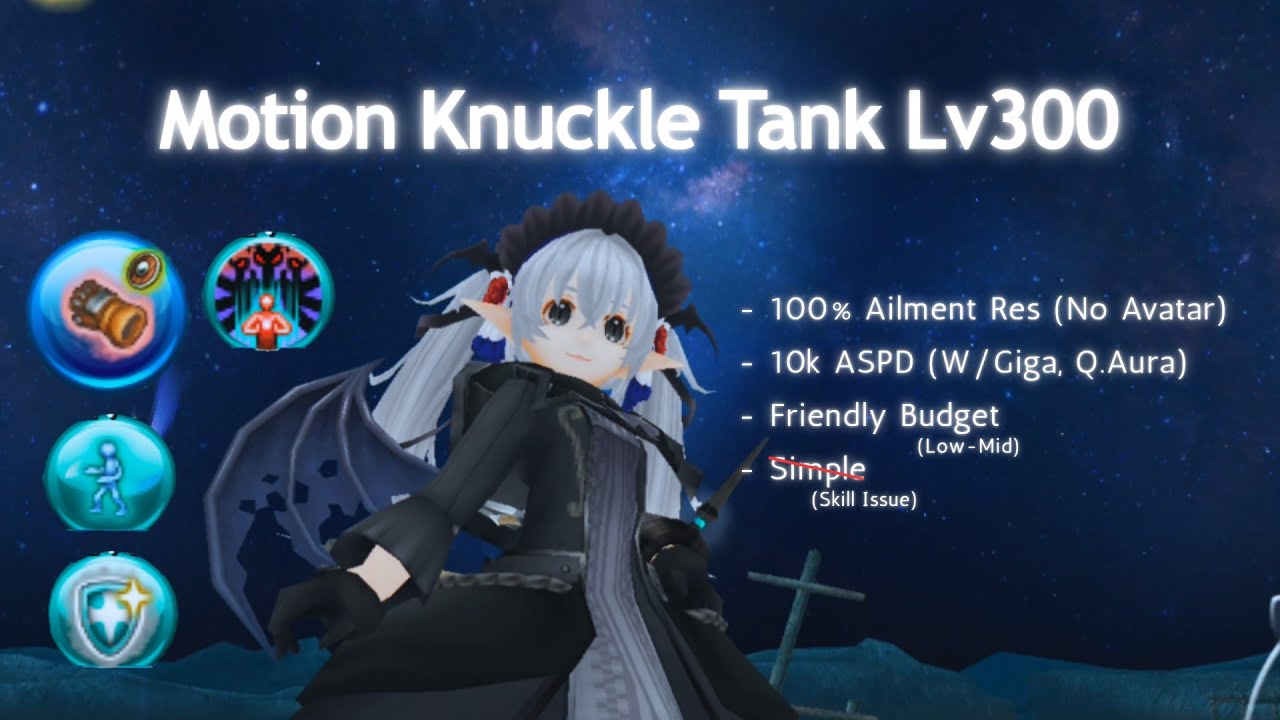 [Toram Online] Build Knuckle Motion Tank Lv300 Mid Budget (Outdated)