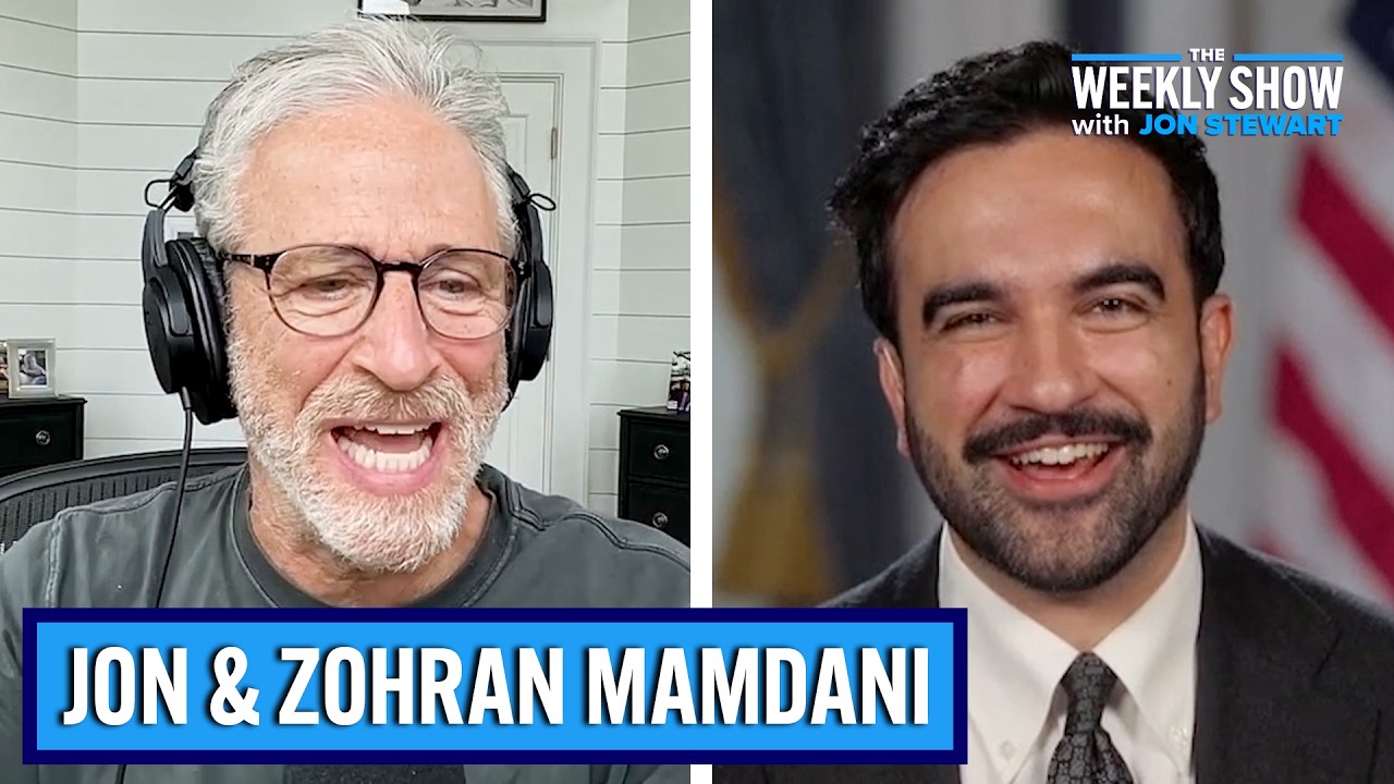Мэр Зоран Мамдани о социализме, политике и Нью-Йорке | The Weekly Show with Jon Stewart