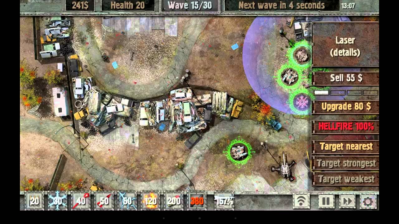 Defence zone 2 Hard Level 8 20 Health