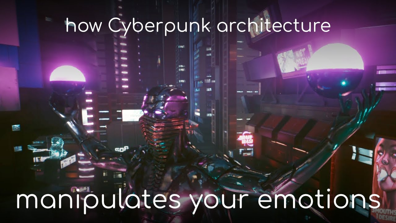 cyberpunk architecture is designed to evoke emotions