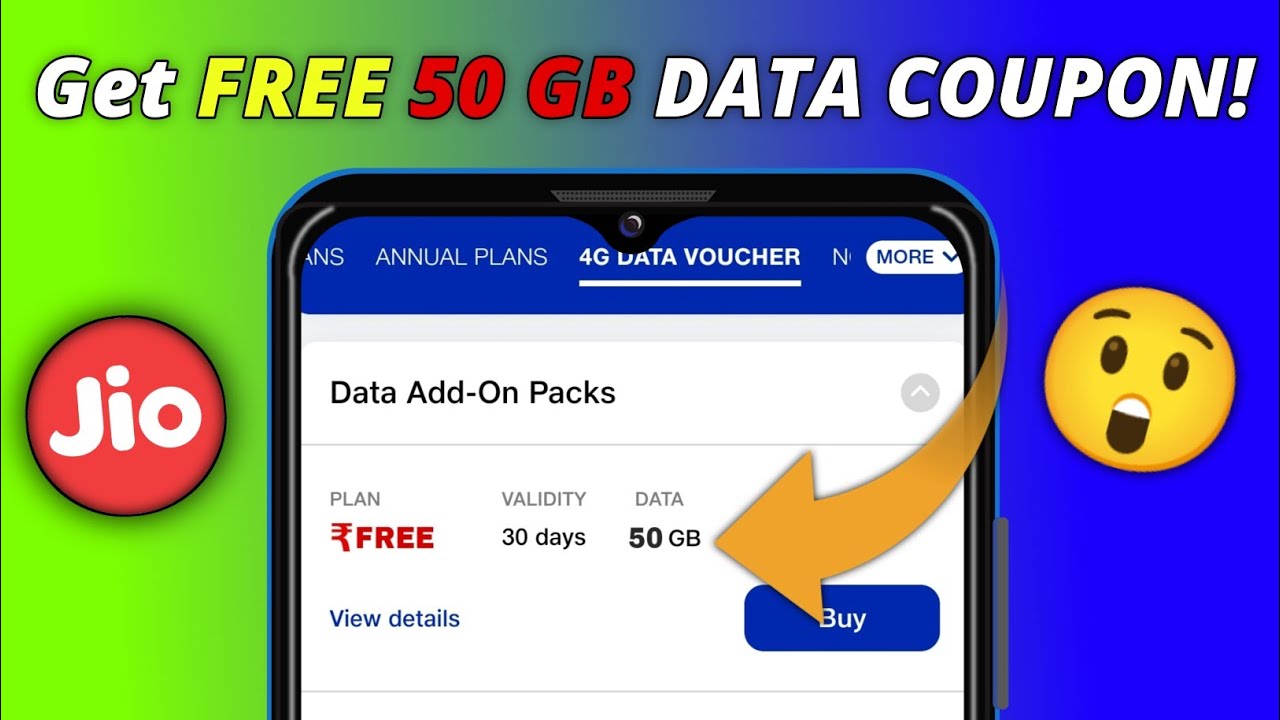 JIO FREE DATA | Get Daily Free INTERNET 50 GB Data || Redeem Now || Jio Offer Tips  2022 |