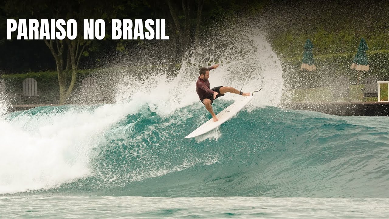 Surfei em um PARAÍSO no Brasil