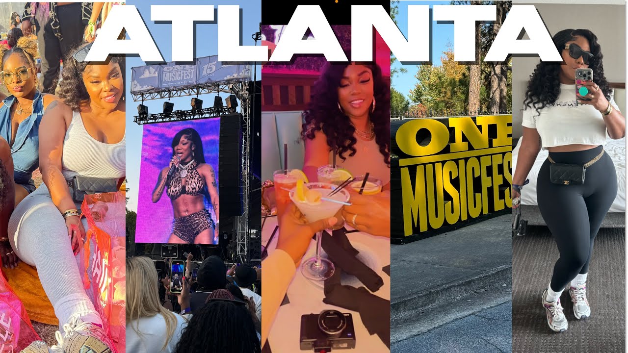 ATLANTA GIRLS TRIP | MUSIC FESTIVAL • MET SO MANY SUBSCRIBERS • NIGHTLIFE • GREAT FOOD | Gina Jyneen