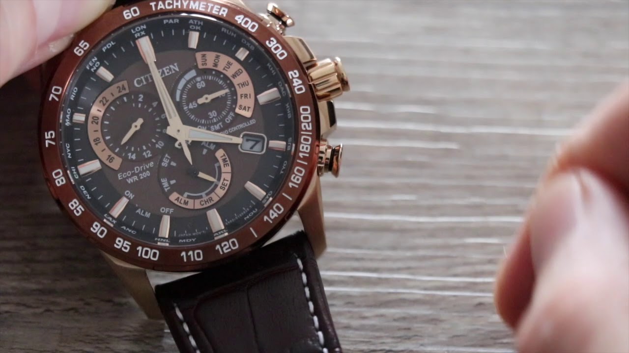 Как установить время на новых часах Citizen Eco-Drive с механизмом E660 CB5896-03X