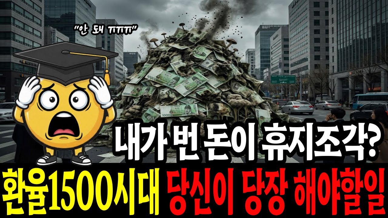 환율 1500원 시대 당신이 당장 해야할 일 
