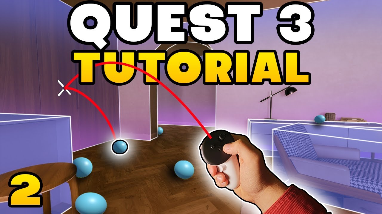 How To Make a Quest 3 Mixed Reality Game - PART 2 - Scene Model