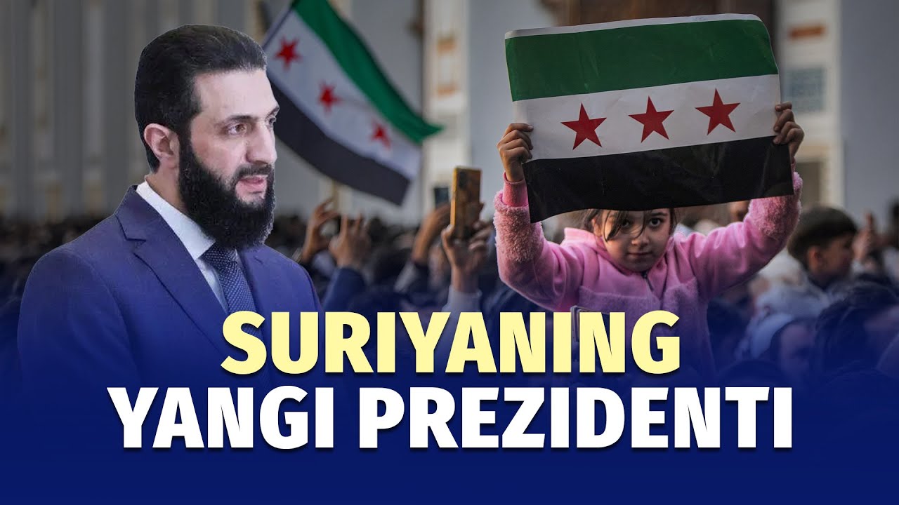 Ahmad ash-Shar’a Suriyaning yangi prezidenti deb e’lon qilindi