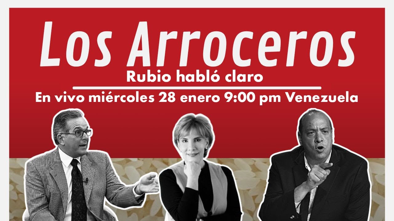 Rubio habló claro, En vivo miércoles 28 de enero 9:00 pm hora de Venezuela