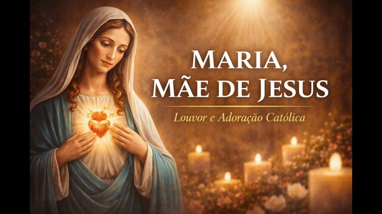 MARIA, MÃE DE JESUS | Louvor e Adoração Católica (Oração) | Música Católica Mariana