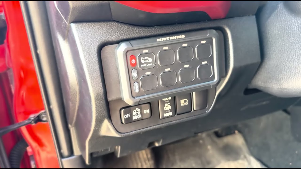 MICTUNING 8 Gang P1Y RGB Switch Panel with Remote Control Review