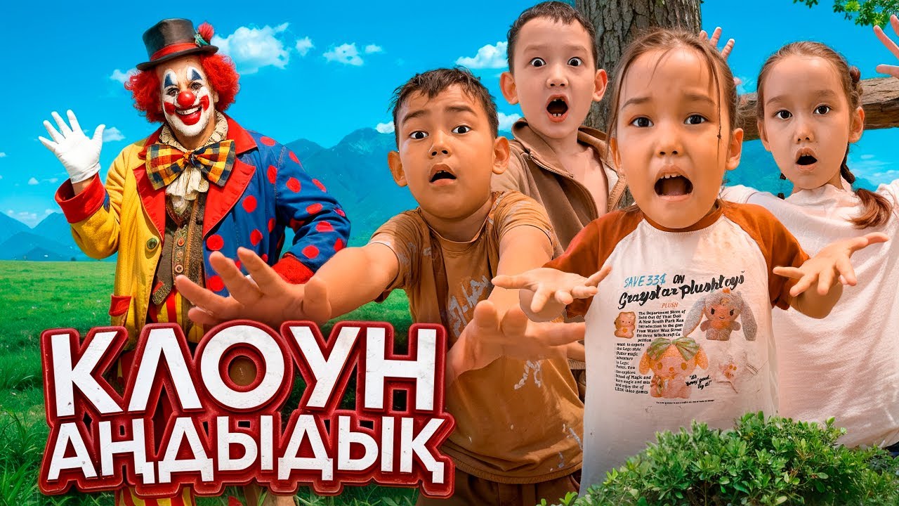 КЛОУНДЫ АҢДЫДЫҚ АДАСЫП КЕТІПТІ😱😱😱