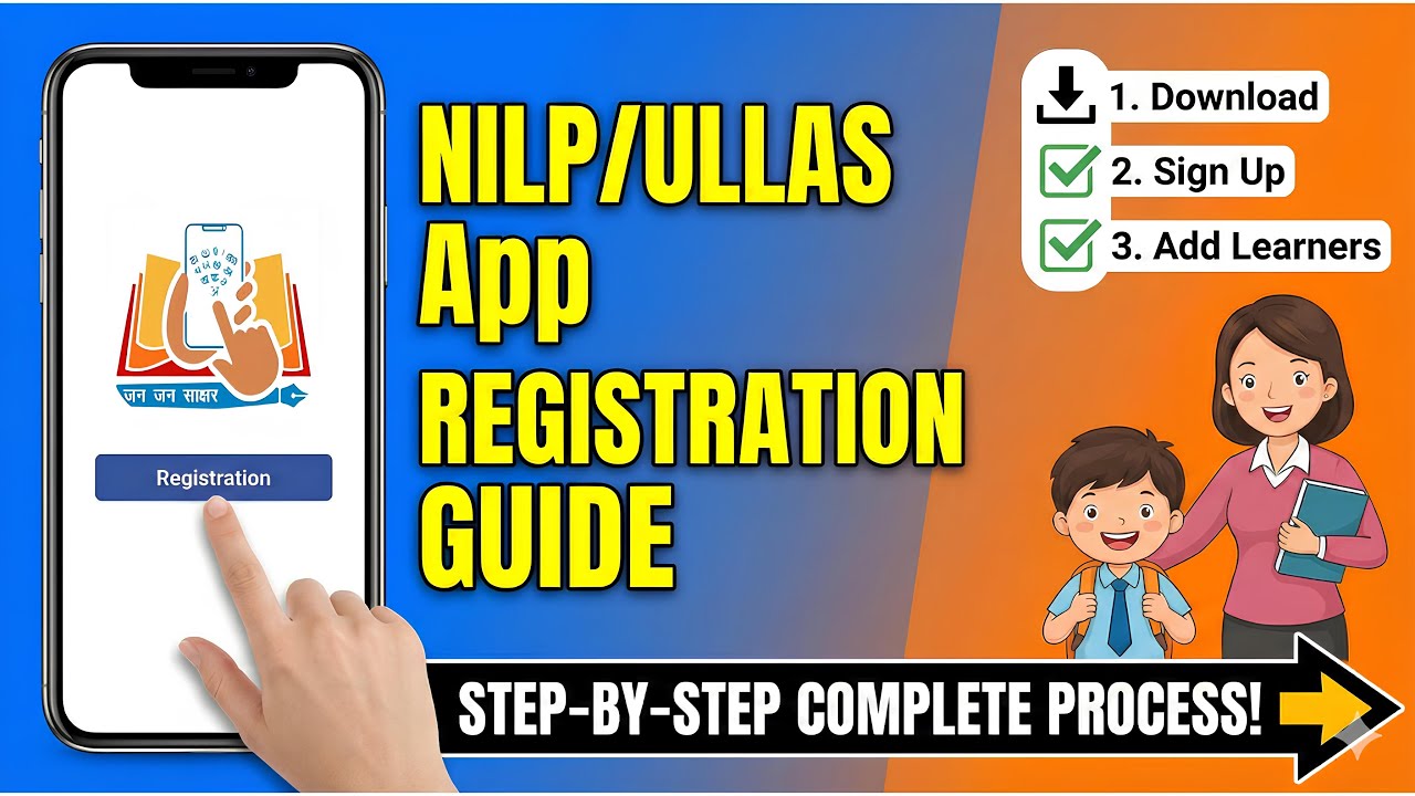 Learner Registration on NILP ULLAS App #NILP