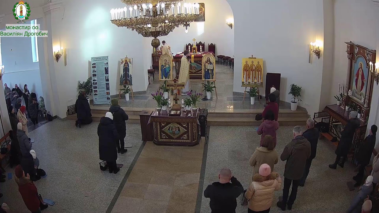 Свята Літургія 10.00  20.02.2026
