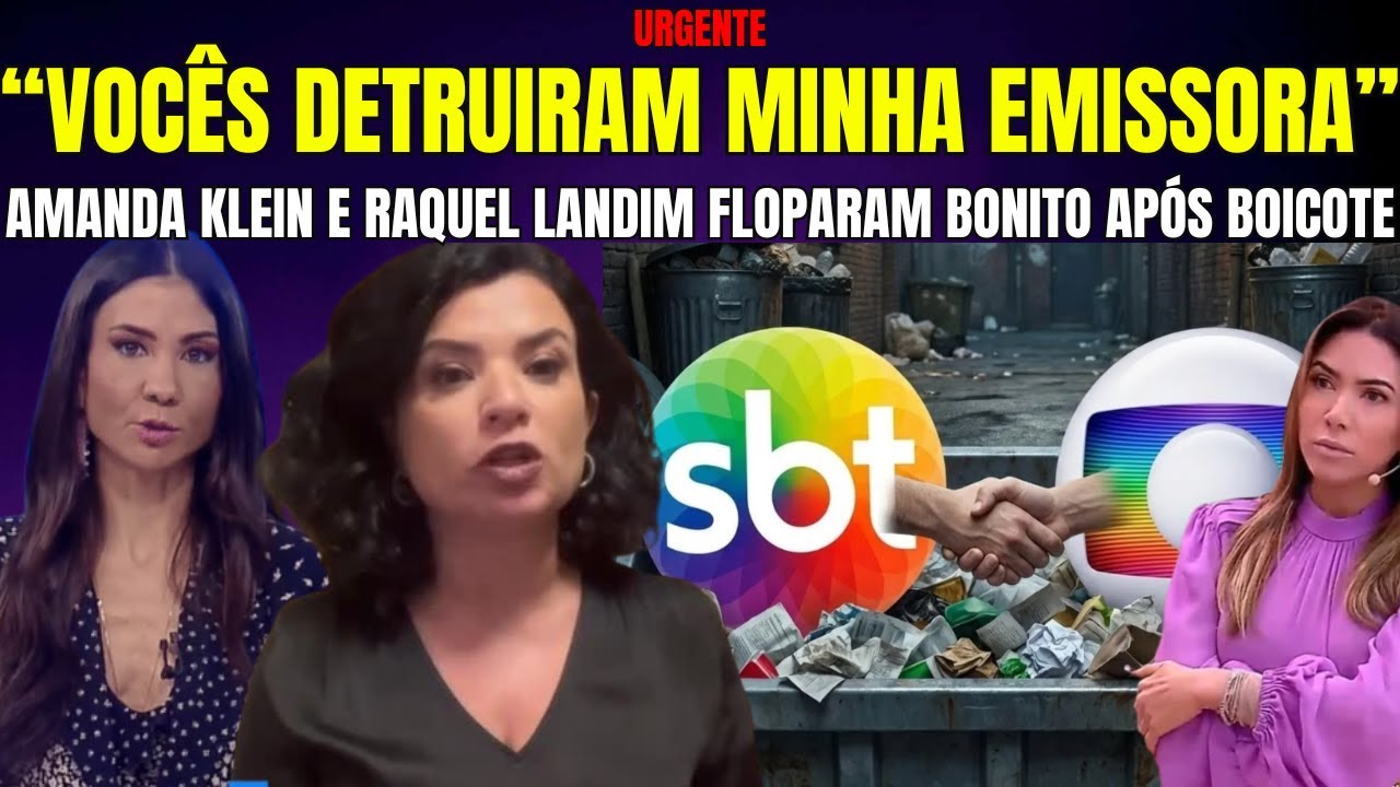 URGENTE MAL ENTRARAM E PODEM ESTAR DE SA&Iacute;DA AMANDA KLEIN E RAQUEL LANDIN FLOPARAM AUDI&Ecirc;NCIA DO SBT