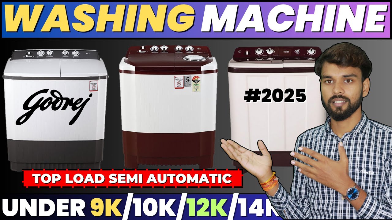 4 Best Semi Automatic Washing Machine 2025⚡Best Washing Machine Under 15000⚡Detailed Reveiw
