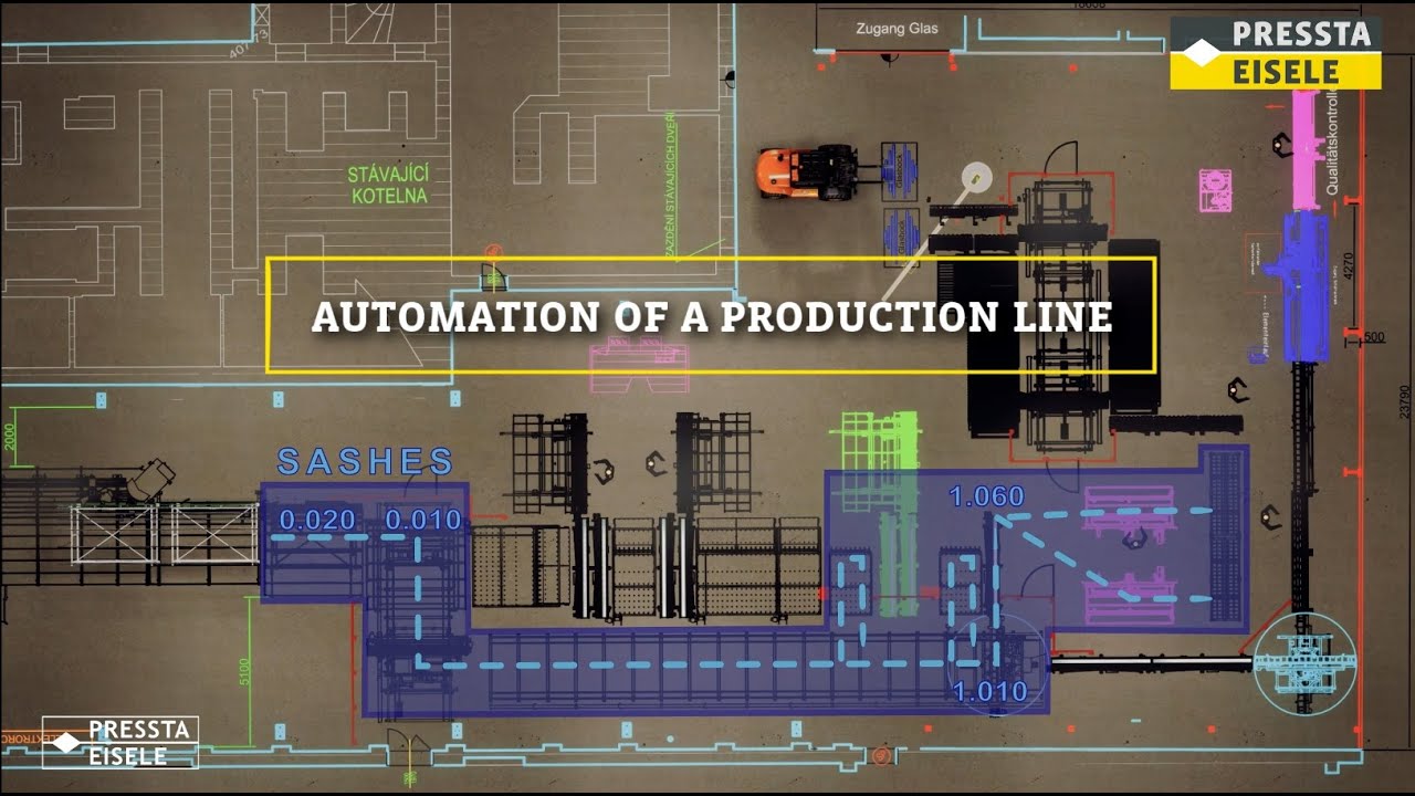 Automatizácia výroby plastových okien / Automation of the PVC windows production