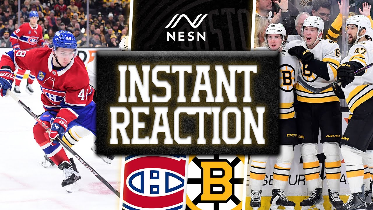 INSTANT REACTION: Bruins Slide Past Canadiens in 4-3 Win